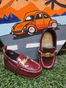 fancy casual pump for girls silver and begin