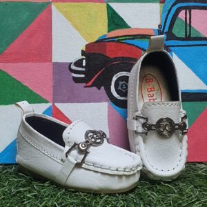 fancy casual pump for girls silver and begin