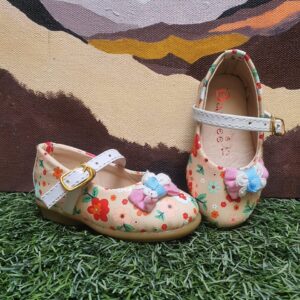 fancy casual pump for girls silver and begin