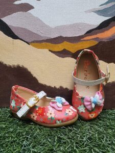 fancy casual pump for girls silver and begin