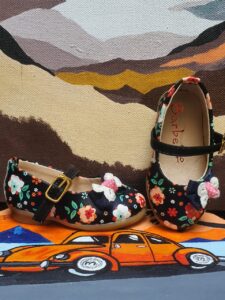 fancy casual pump for girls silver and begin